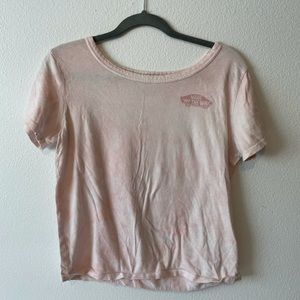 Vans pink tie dye tee